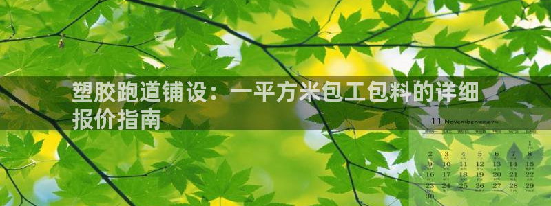 d88尊龙官方网：塑胶跑道铺设：一平方米包工包料的详