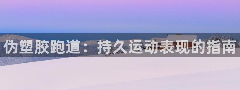 尊龙ag旗舰厅官网·(中国)官方入口：伪塑胶跑道：持久运动表现的指南