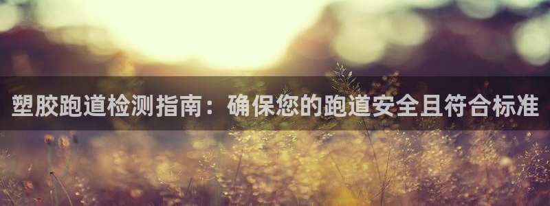 尊龙凯时ag旗舰厅官网客服：塑胶跑道检测指南：确保您的跑道安全且符合标准