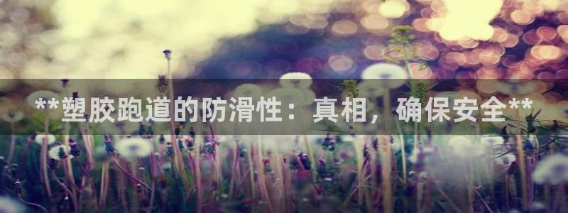 尊龙网站人生就是博：**塑胶跑道的防滑性：真相，确保