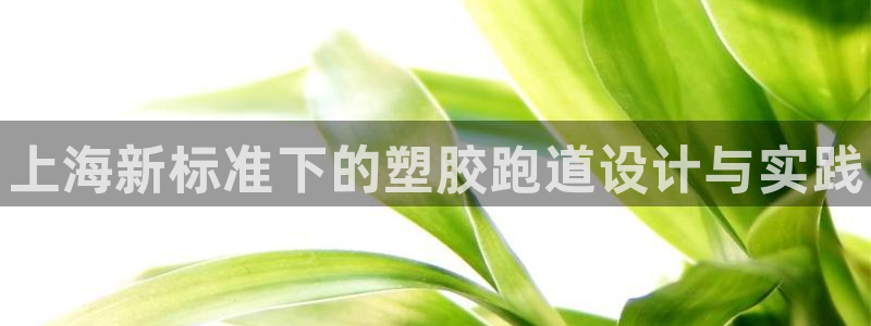 尊龙网页：上海新标准下的塑胶跑道设计与实践